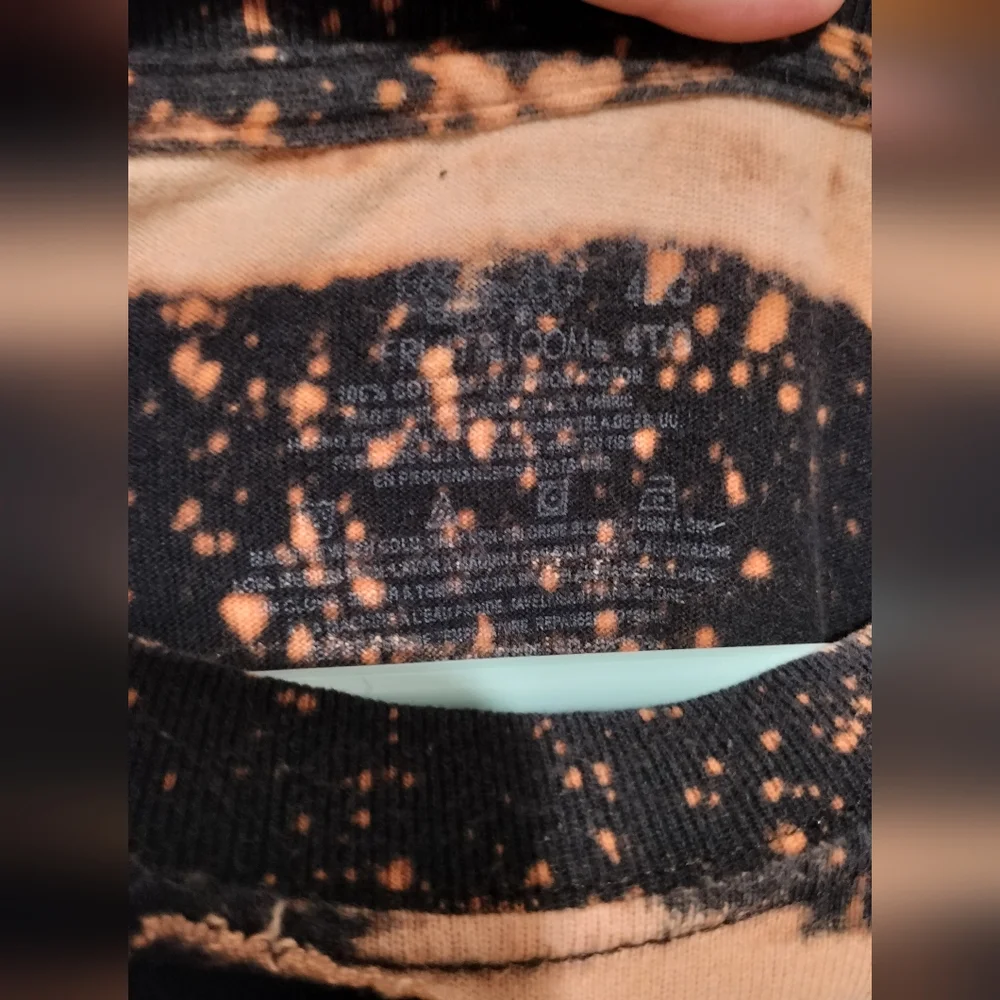 Third Eye Hand Painted Bleach Dyed Tank Top - Picture 2 of 7